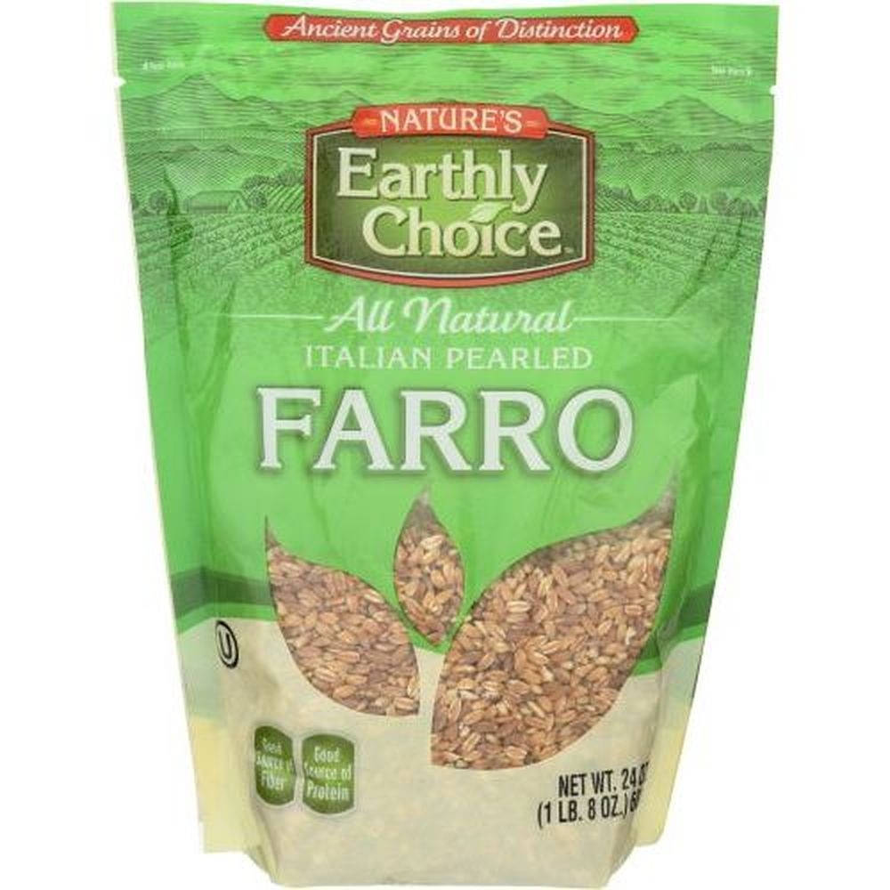 Natures Earthly Choice Italian Pearled Farro, 24 Ounce -- 6 per case
