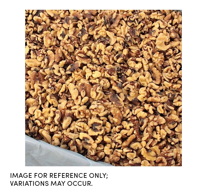 Commodity Nutmeats Light Amber Combo Walnut Halves and Pieces, 25 Pound