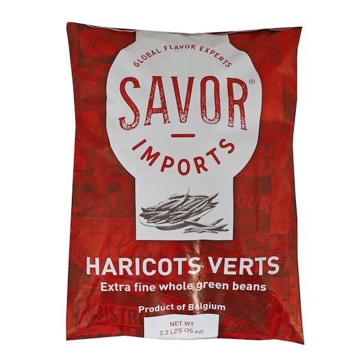Savor Imports Haricot Vert Extra Fine Whole Green Bean, 35 Ounce -- 10 per case