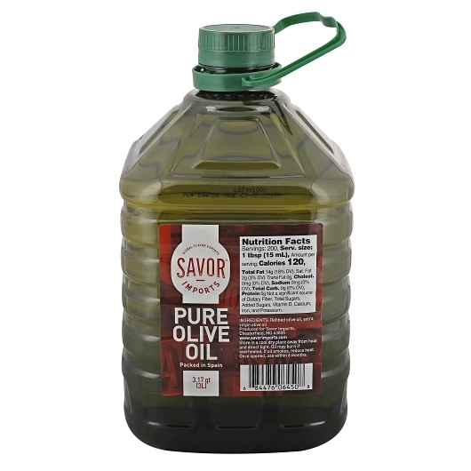 Savor Imports Pure Olive Oil, 3 Liter -- 4 per case
