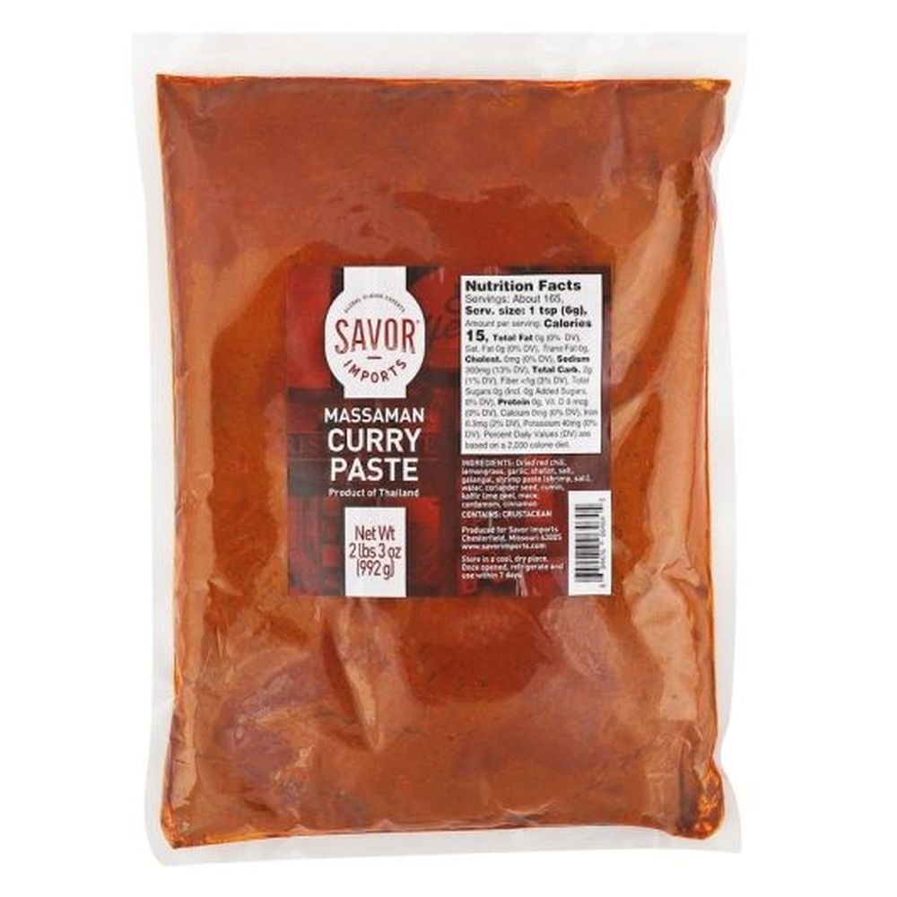 Savor Imports Massaman Curry Paste, 35 Ounce - 12 per case