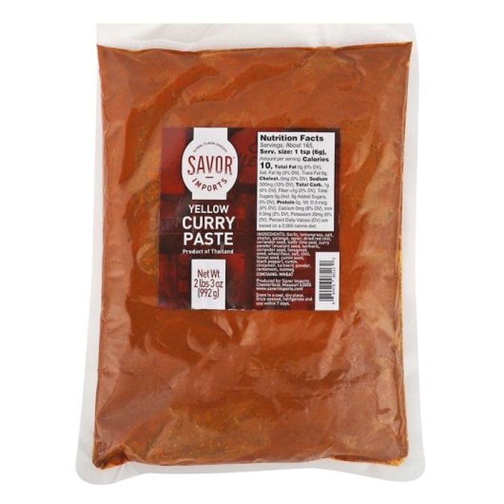 Savor Imports Yellow Curry Paste, 35 Ounce - 12 per case