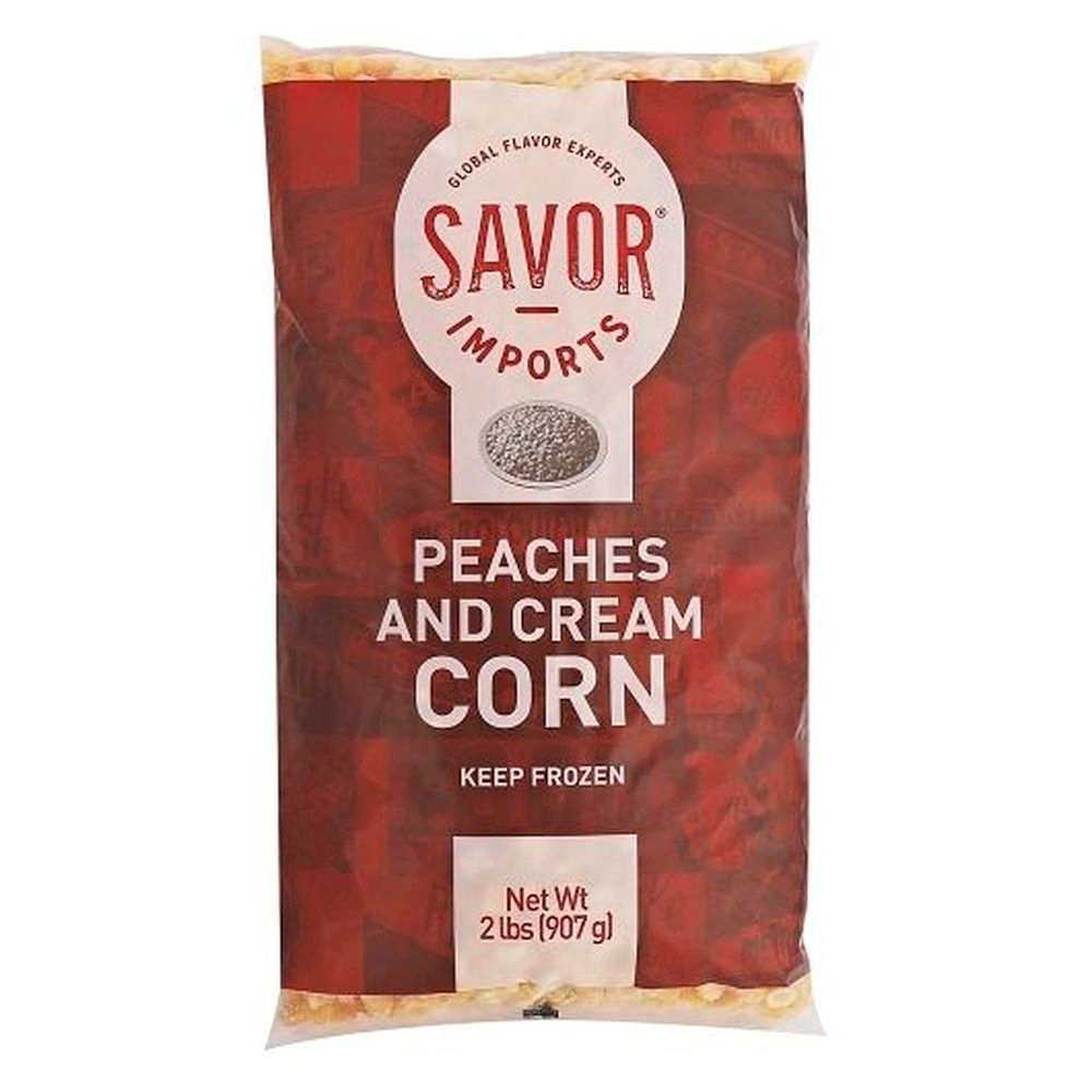 Savor Imports Peaches and Cream Corn, 2 Pound - 12 per case
