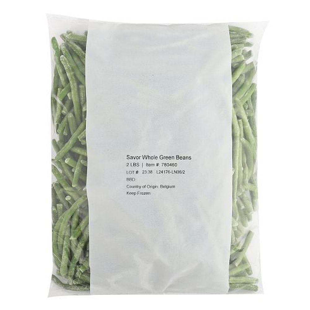 Savor Imports Whole Green Beans, 2 Pound - 12 per case