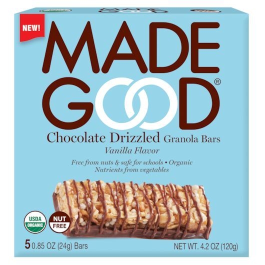 Madegood Chocolate Drizzled Granola Bar, 4.2 Ounce -- 6 per case