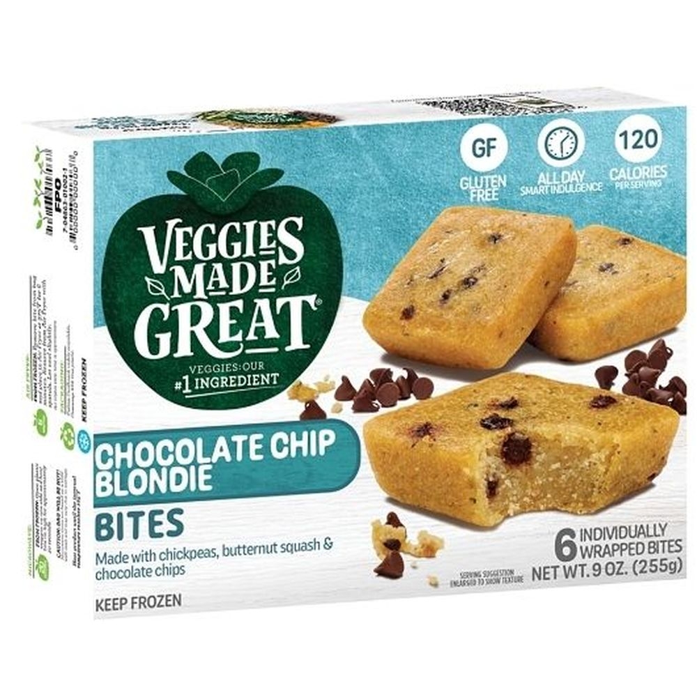 Veggies Made Great Chocolate Chip Blondie Bites, 9 Ounce -- 8 per case