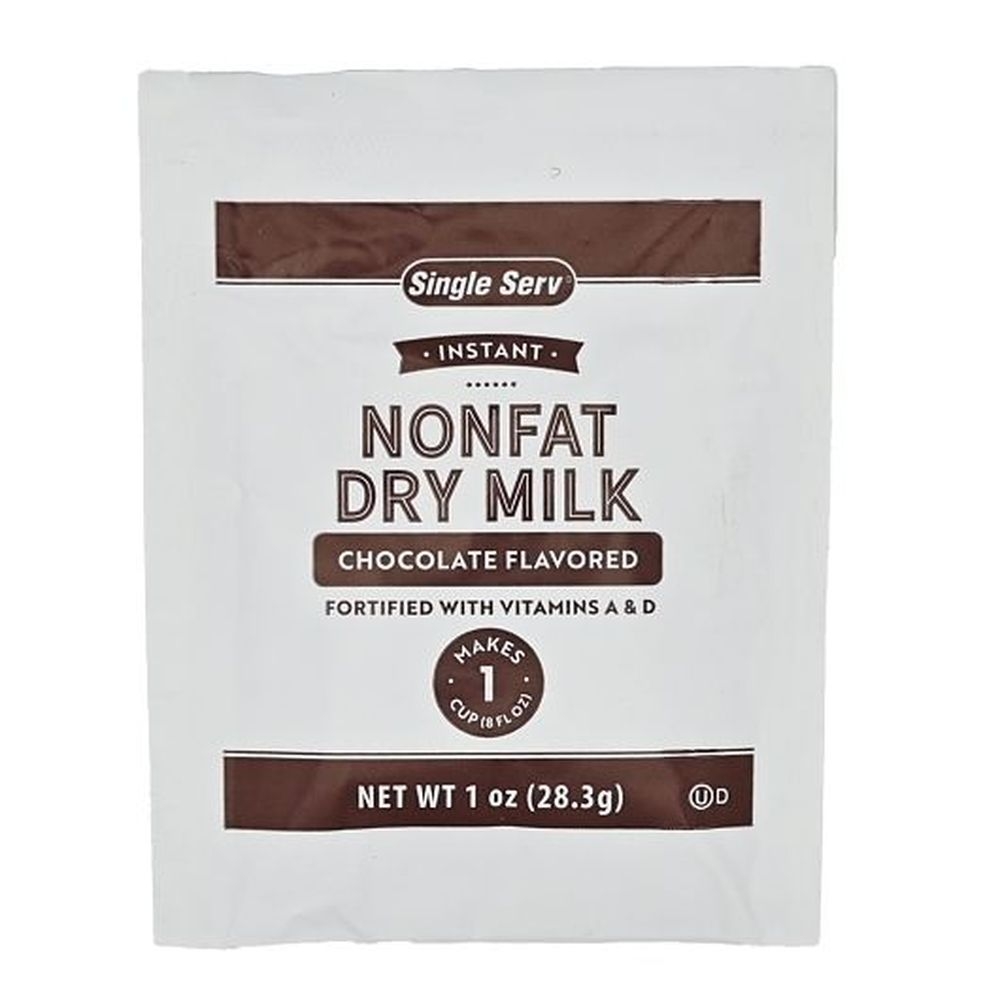 Single Serv Dry Nonfat Chocolate Milk Instant Drink Mix, 1 Ounce -- 200 per case