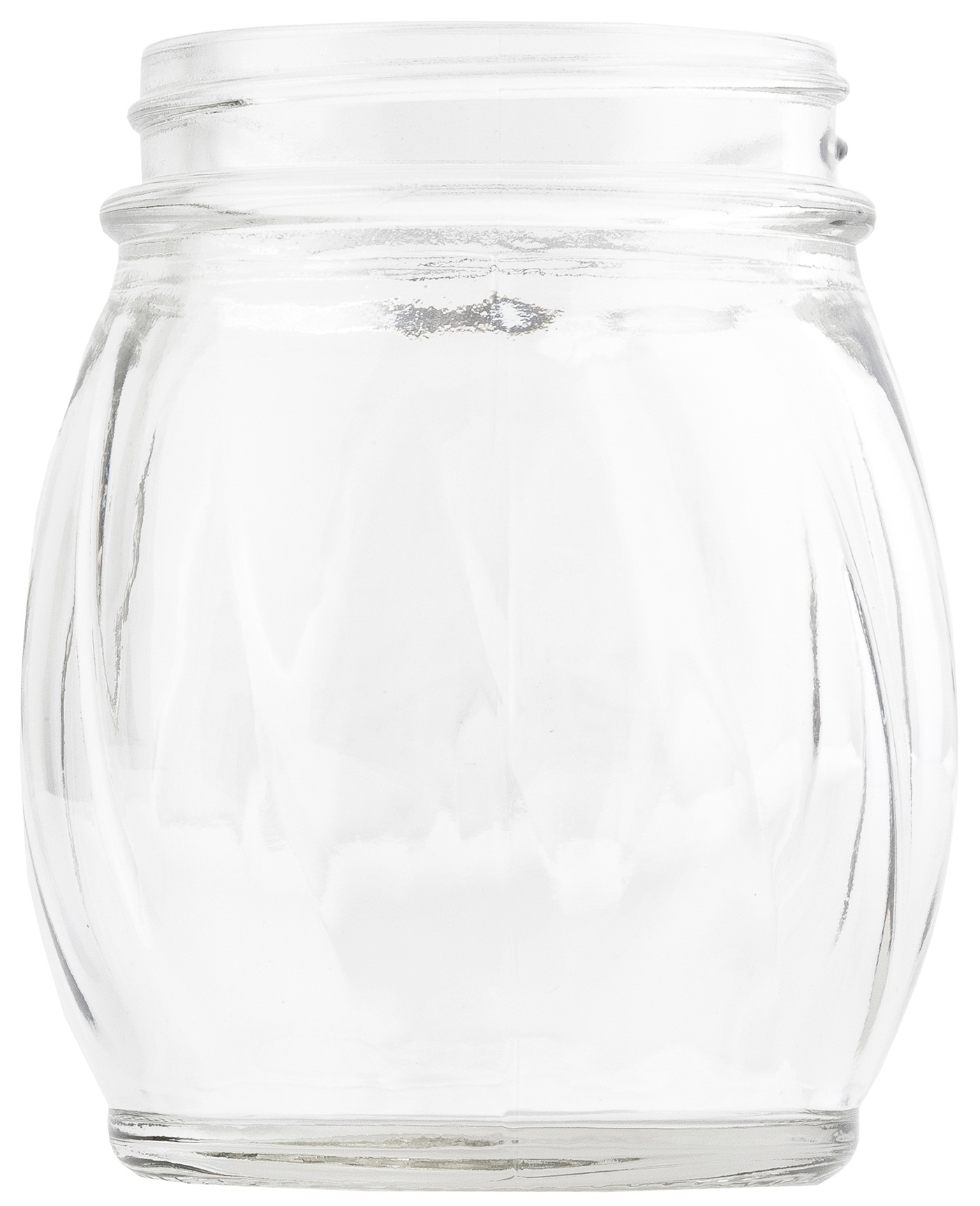 Tablecraft Replacement Shaker Swirled Glass Jar Only, 6 Ounce -- 12 Per Case