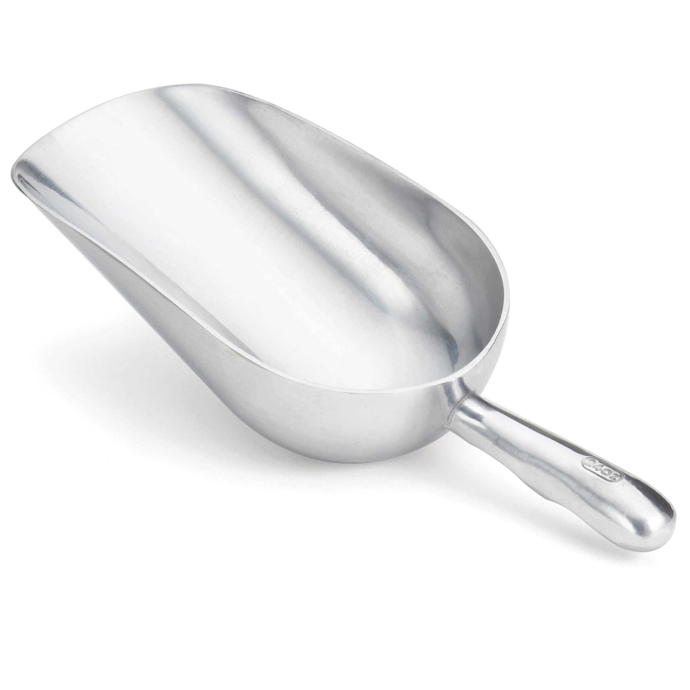 Tablecraft Aluminum Ice Scoop, 85 Ounce Capacity