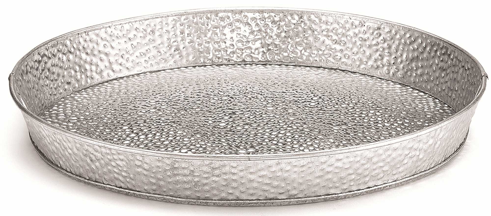 Tablecraft Galvanized Dinner Platter, 10.5 inch -- 12 per case