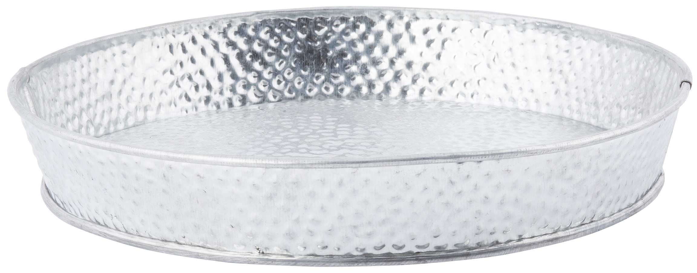 Tablecraft Galvanize Round Dinner Platter, 8.5 inch -- 12 per case