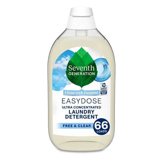 Seventh Generation Liquid Detergent Ultra Concentrated Free and Clear, 23.1 Fluid Ounce -- 6 per case