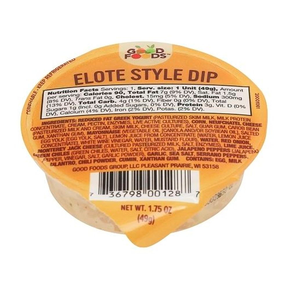 Good Foods Elote Style Dip, 1.75 Ounce -- 24 per case