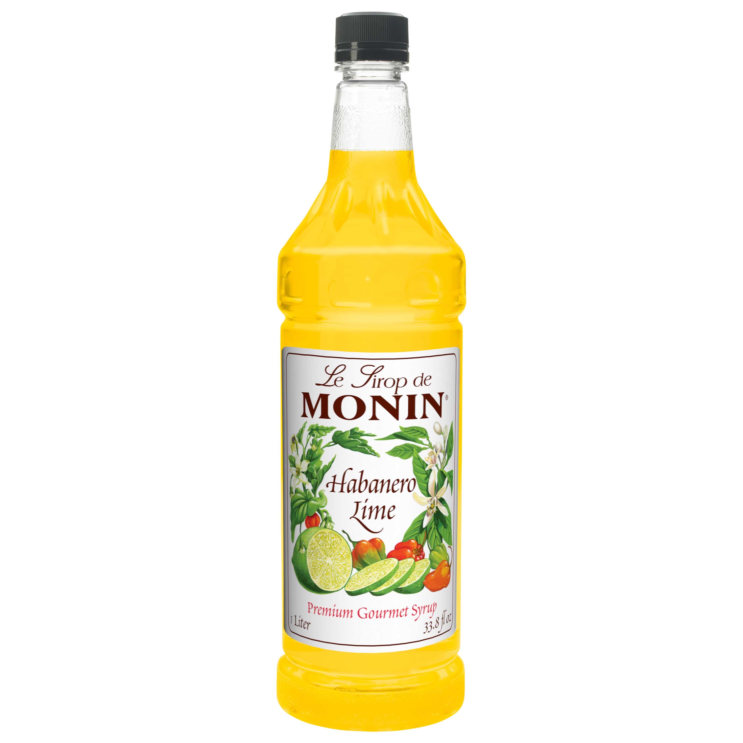 Monin Habanero Lime Syrup, 1 Liter -- 4 per case.