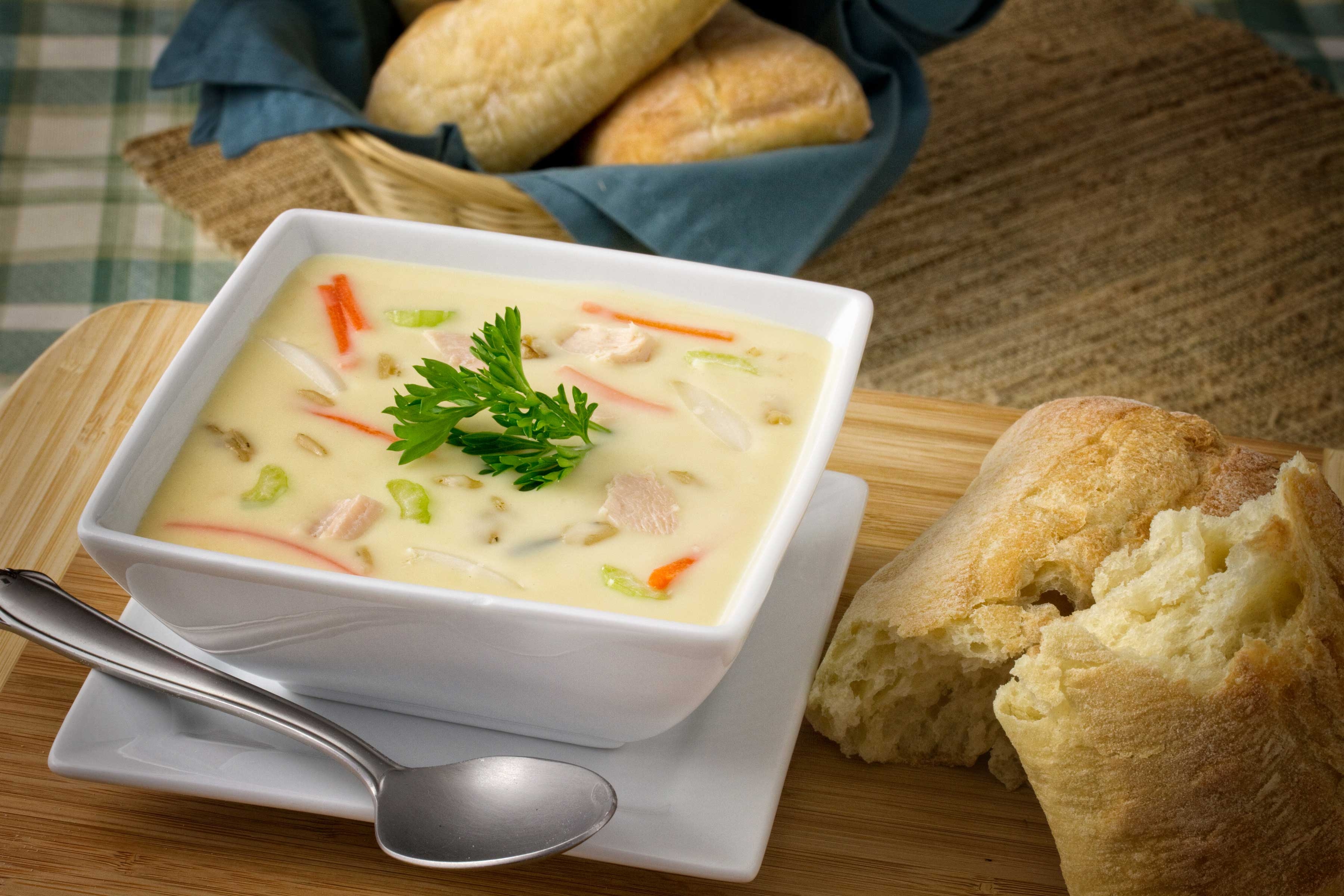 Silver Skillet Condensed Cream Of Chicken Soup, 50 Ounce -- 12 per case.