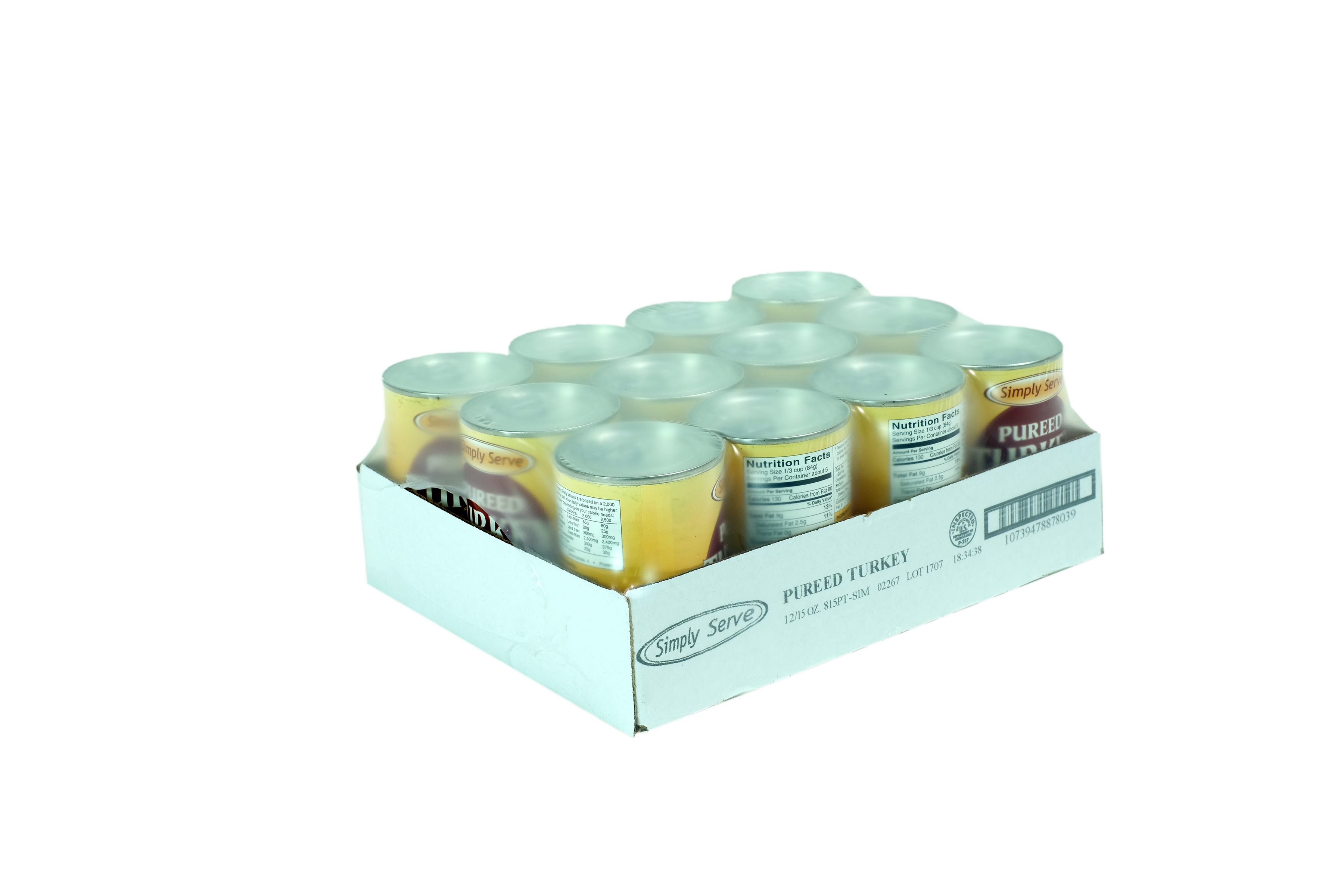 Simply Serve Pureed Turkey, 15 Ounce -- 12 Count