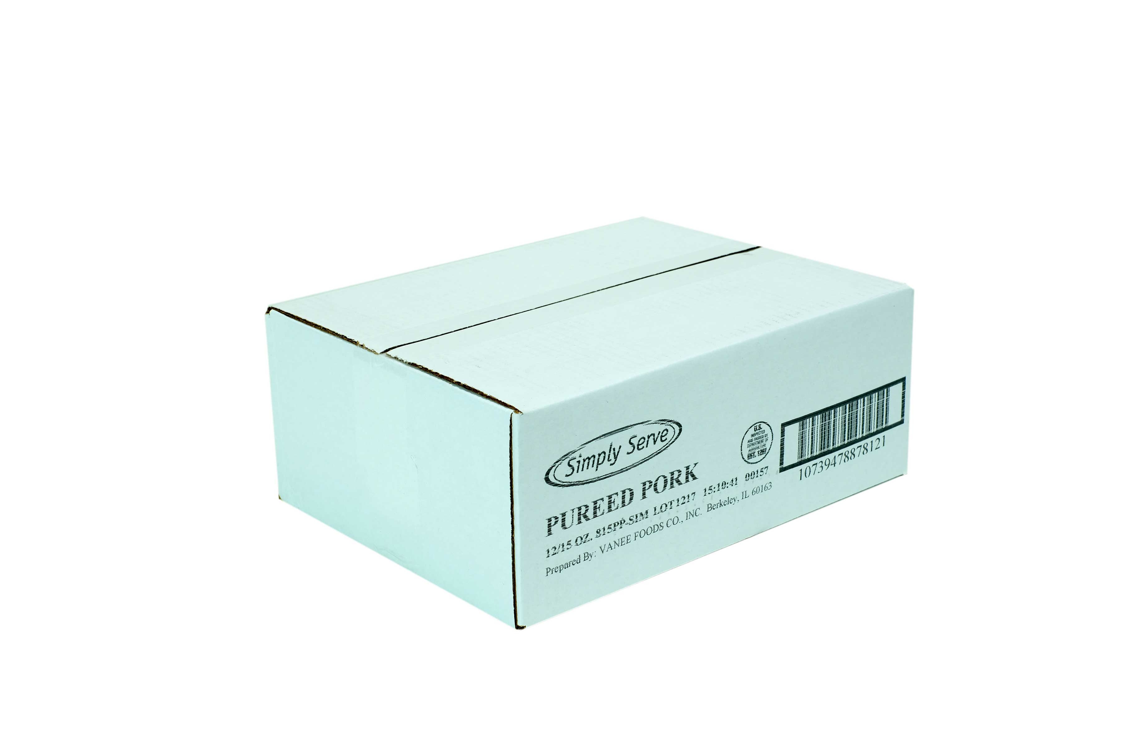 Simply Serve Pureed Pork, 15 Ounce -- 12 Count