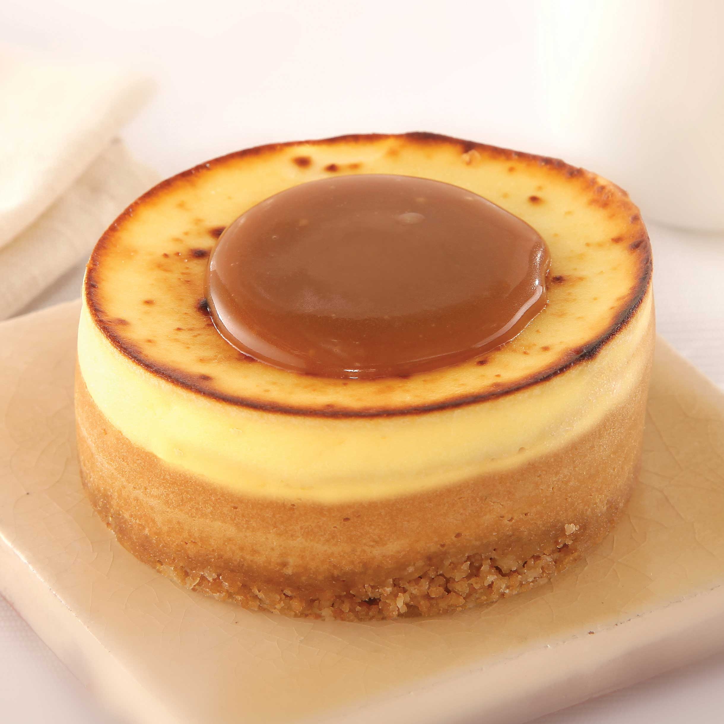 Sweet Street Salted Caramel Individual Cheesecake -- 32 per case.