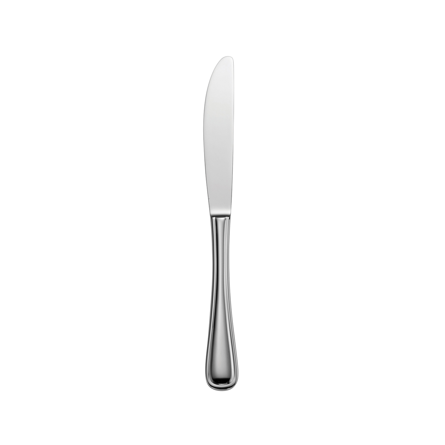 Oneida New Rim II 18/0 Stainless Steel Table Knife with Out Serration -- 12 per case.