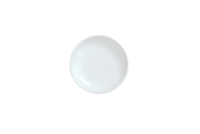 Syracuse China Reflections Aluma White Coupe Plate, 8.13 inch -- 12 per case.