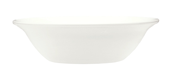Syracuse China Slenda Undecorated Royal Rideau Body Grapefruit Bowl, 11 Ounce -- 36 per case.