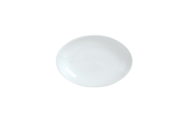 Syracuse China Reflections Aluma White Coupe Platter, 10 inch -- 12 per case.
