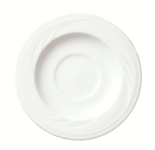 Syracuse China Elan Royal Rideau Body Tea Saucer, 5 3/4 inch -- 36 per case.