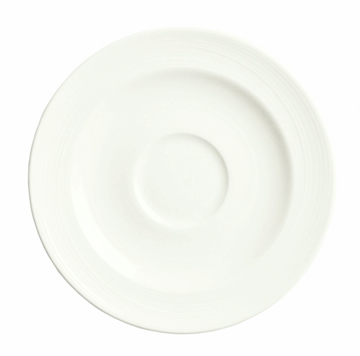 Syracuse China Silk Saucer, 6 inch -- 36 per case.