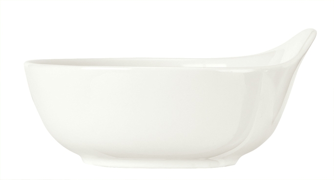 Syracuse China Slenda Pyramid Bowl -- 12 per case.