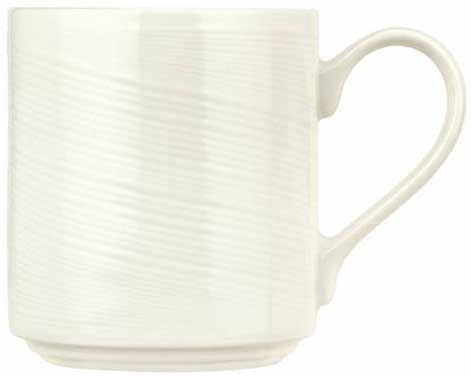 Syracuse Thousand China Silk Stacking Mug, 12.25 Ounce -- 36 per case.