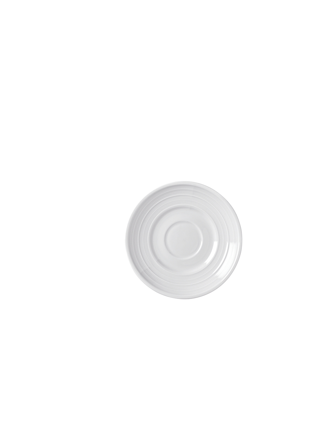 Syracuse China Lunar White Galileo Saucer, 6 inch -- 36 per case.