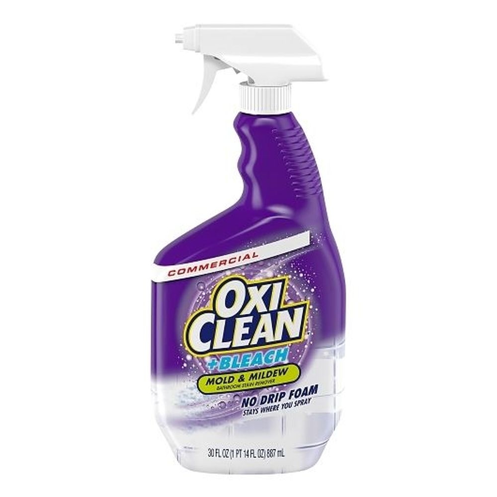 Oxiclean Plus Bleach No Drip Foam Mold and Mildew Bathroom Stain Remover, 6 count