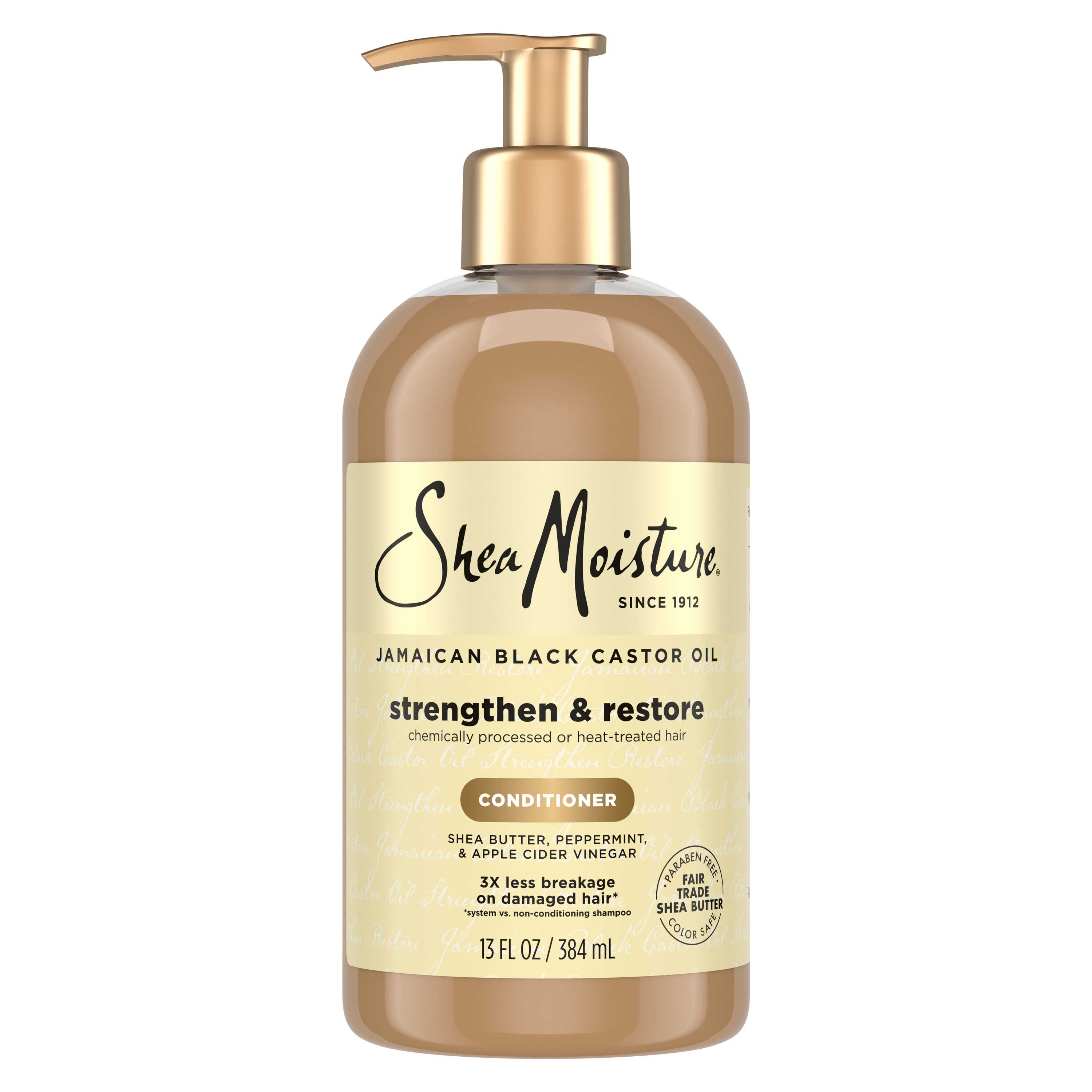 Shea Moisture 100 Percent Pure Jamaican Black Castor Oil Conditioner, 13 Fluid Ounce -- 4 per case