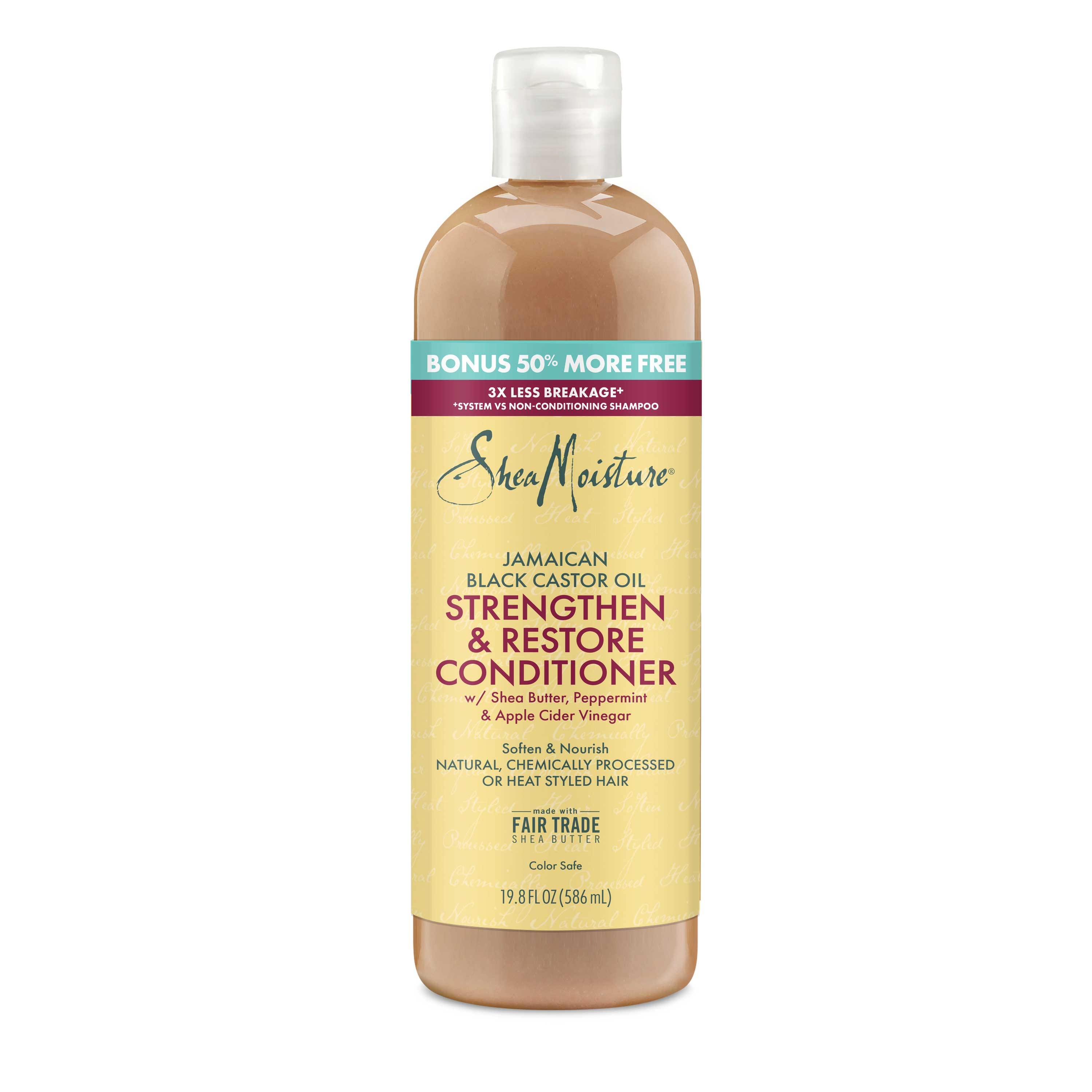 Shea Moisture Jamaican Black Castor Oil Strengthening Conditioner, 19.8 Fluid Ounce -- 4 per case