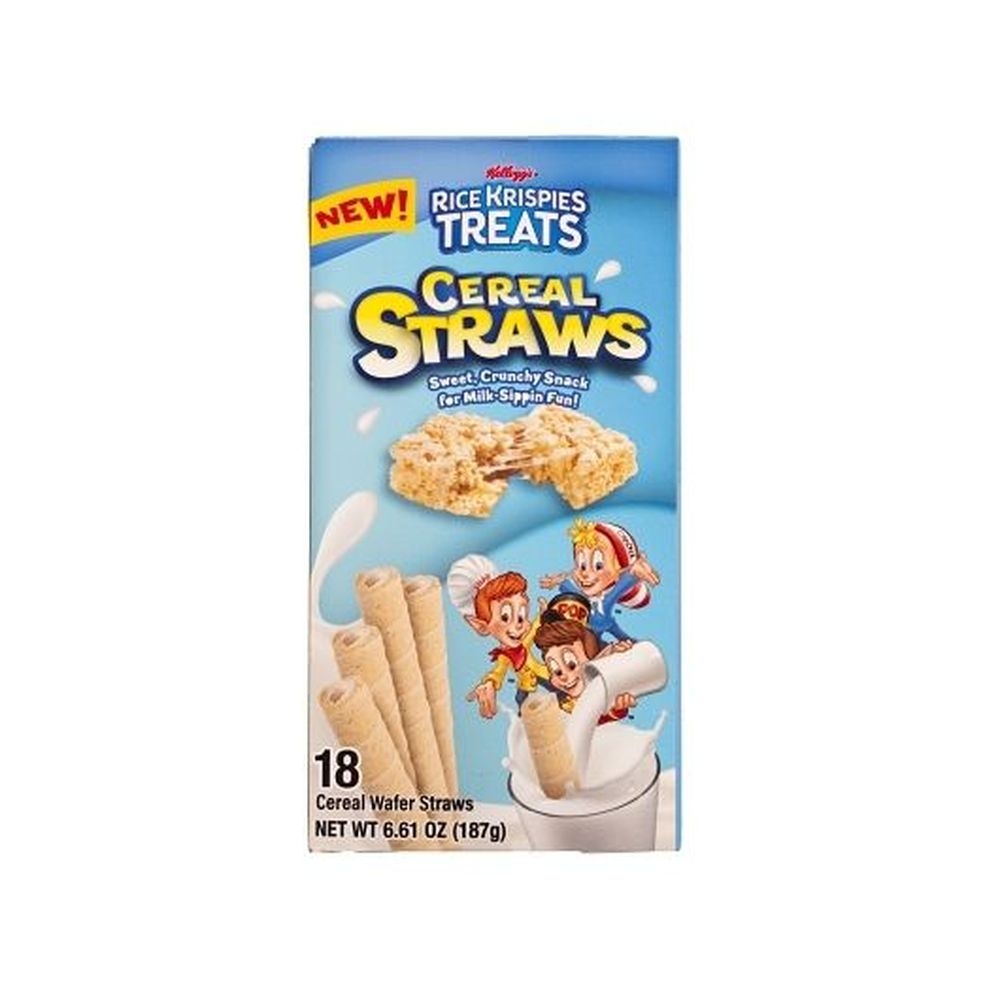 Galerie Kelloggs Rice Krispiestreats Cereal Wafer Straws, 6.61 Ounce -- 12 per case