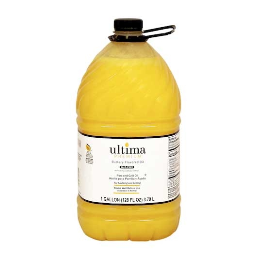 Ultima Premium Pan and Grill Buttery Flavored Oil, 1 Gallon -- 3 per case