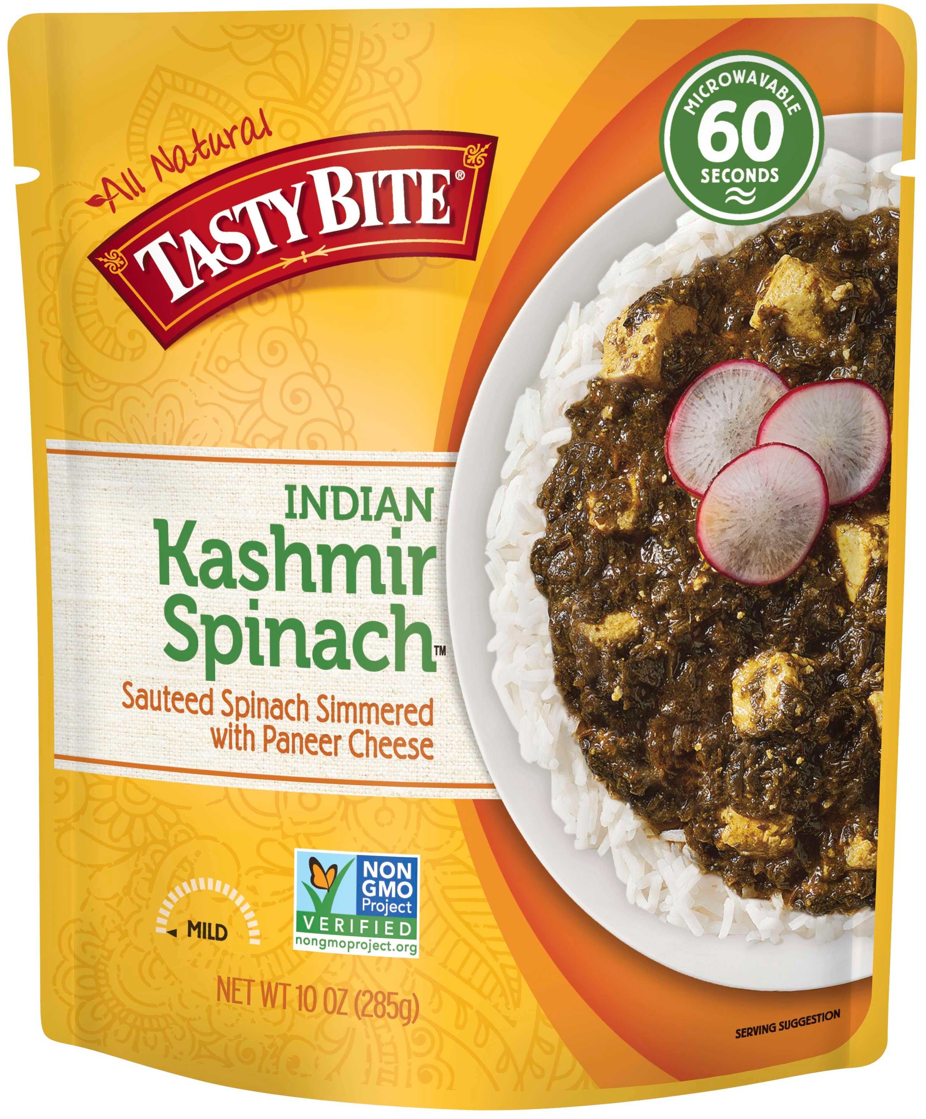 Tasty Bite Kashmir Spinach, 10 Ounce -- 48 per case