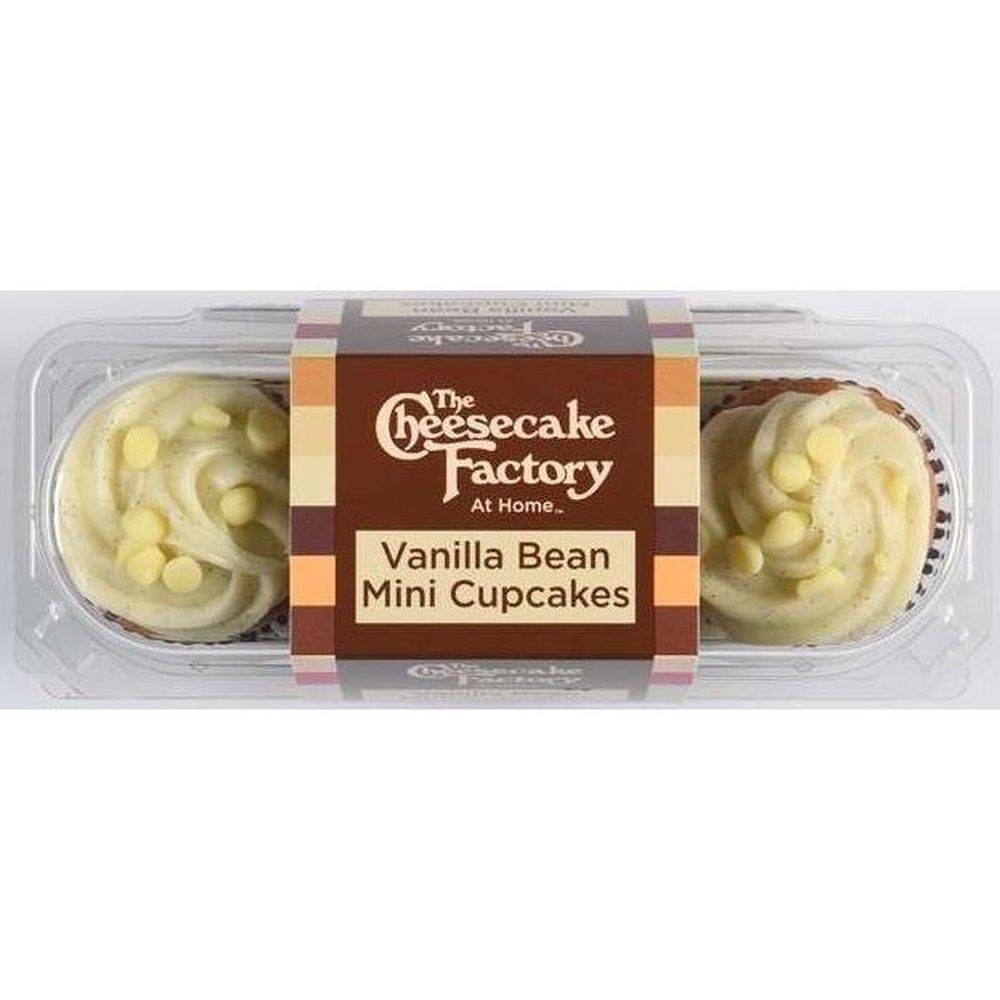 Cheesecake Factory At Home Vanilla Bean Mini Cupcake - 3 per pack -- 12 packs per case