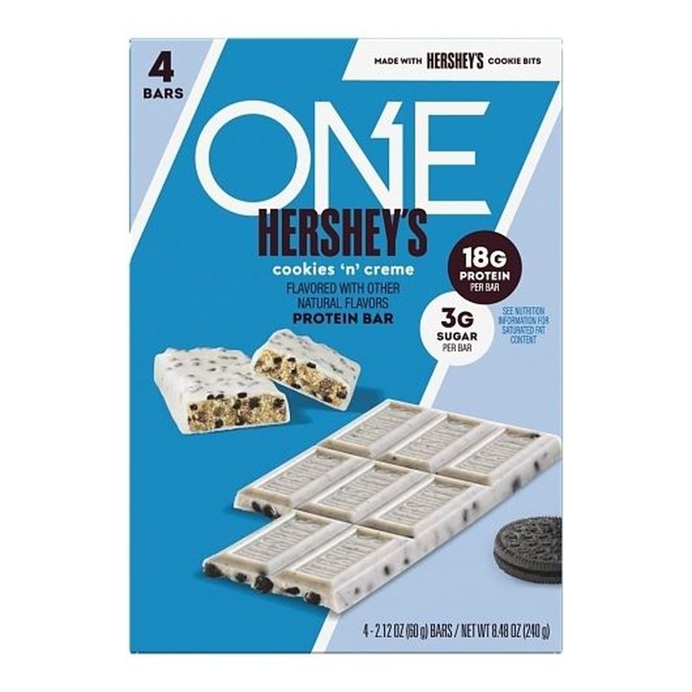 One Hersheys Cookies N Creme Flavor Inspired Protein Standard Bar, 8.48 Ounce - 6 per case