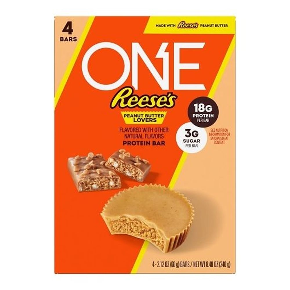 One Reeses Peanut Butter Lovers Flavor Inspired Protein Standard Bar, 8.48 Ounce - 6 per case