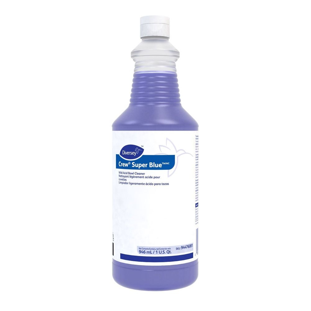 Crew Super Blue Toilet Bowl Cleaner, 32 Fluid Ounce - 12 per case