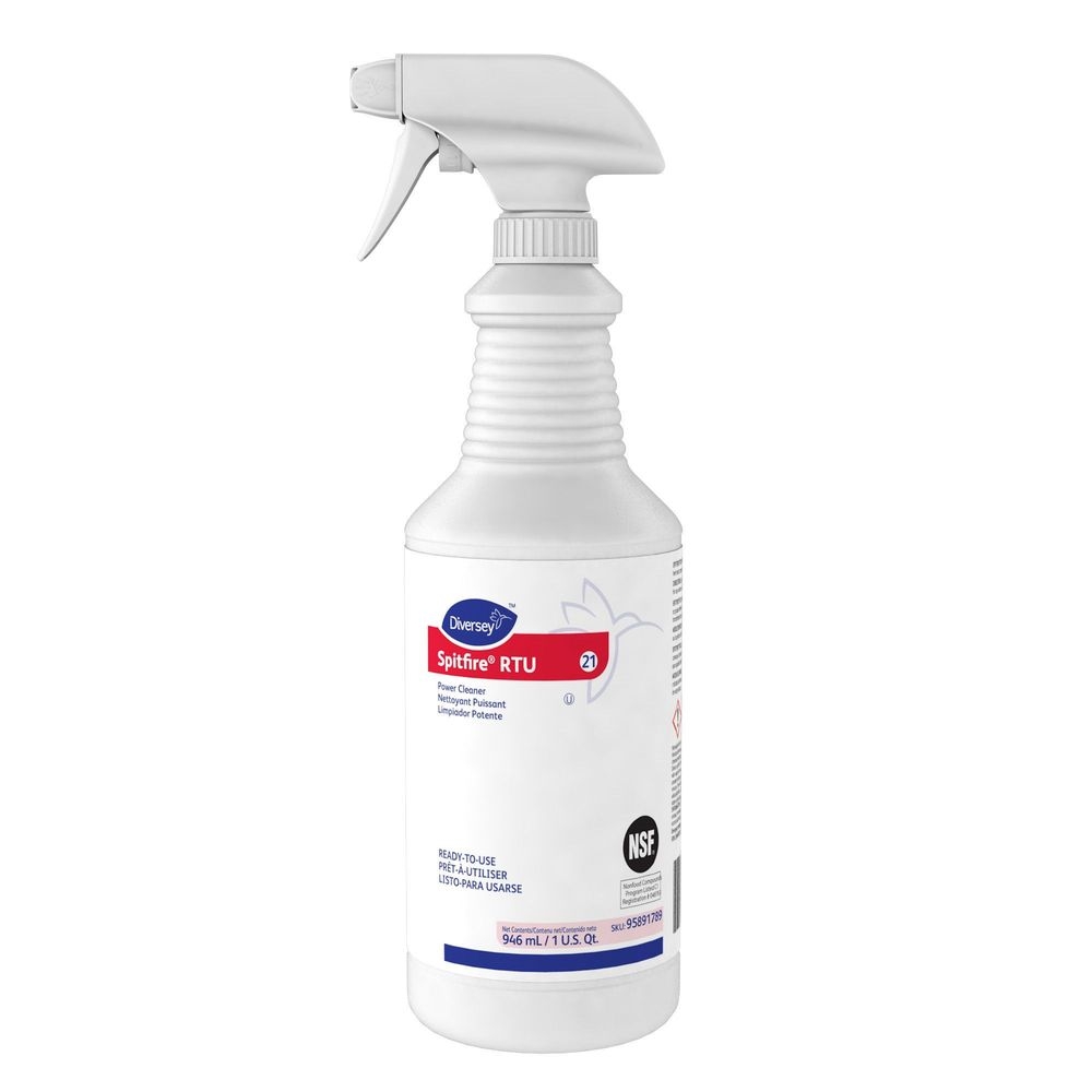 Diversey Spitfire Power Cleaner, 32 Ounce - 12 per case