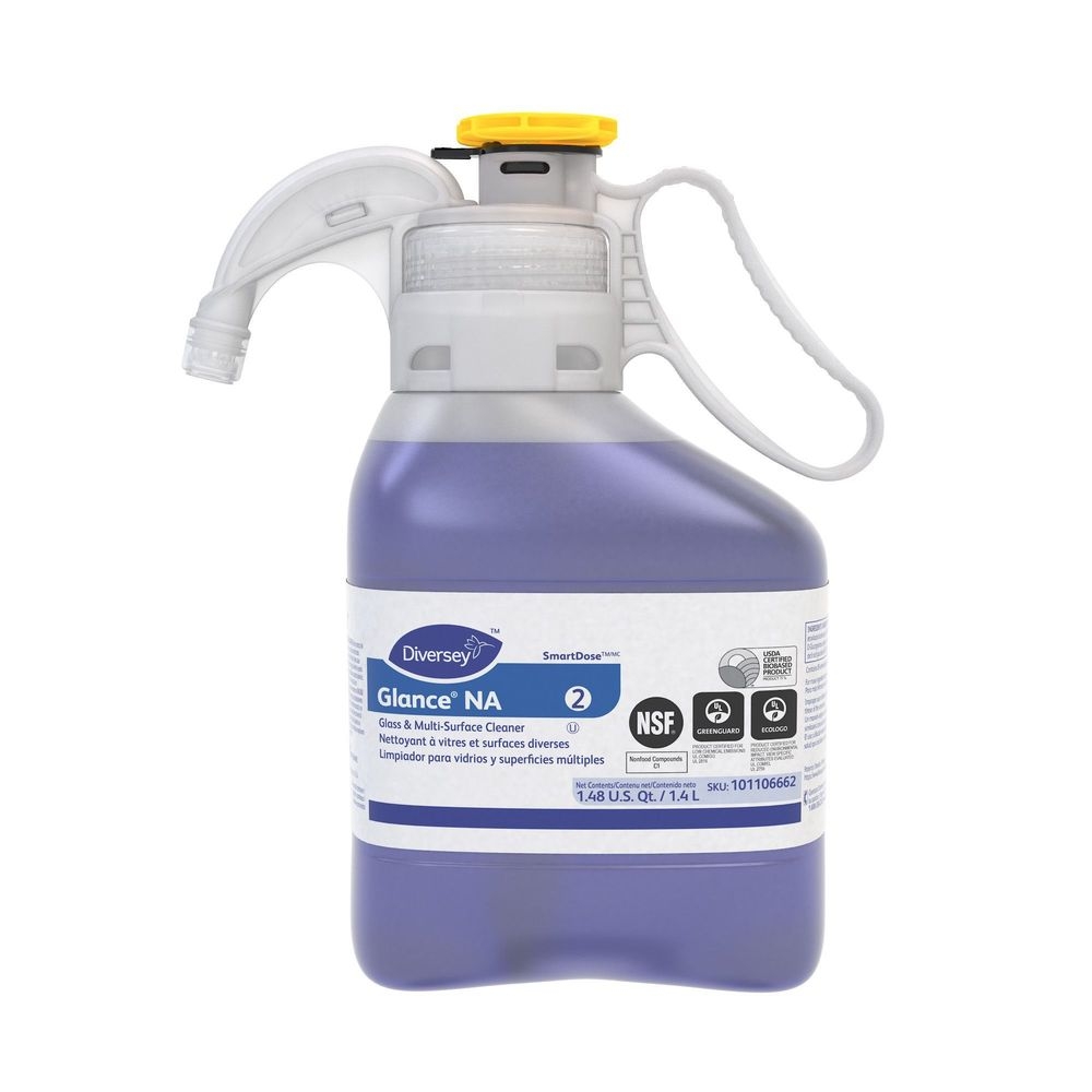 Glance Glass and Multi Surface Cleaner, 1.4 Liter - 2 per case