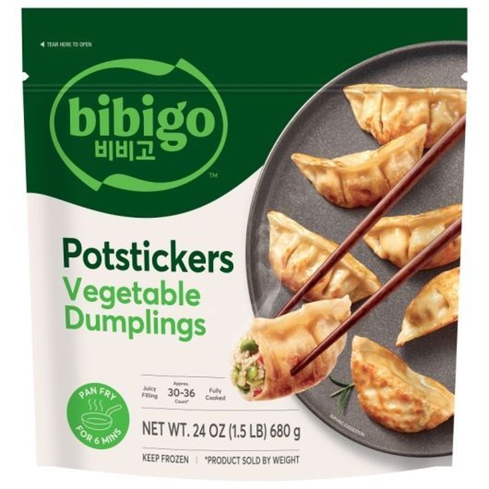Bibigo Vegetable Dumplings Potstickers, 24 Ounce -- 9 per case