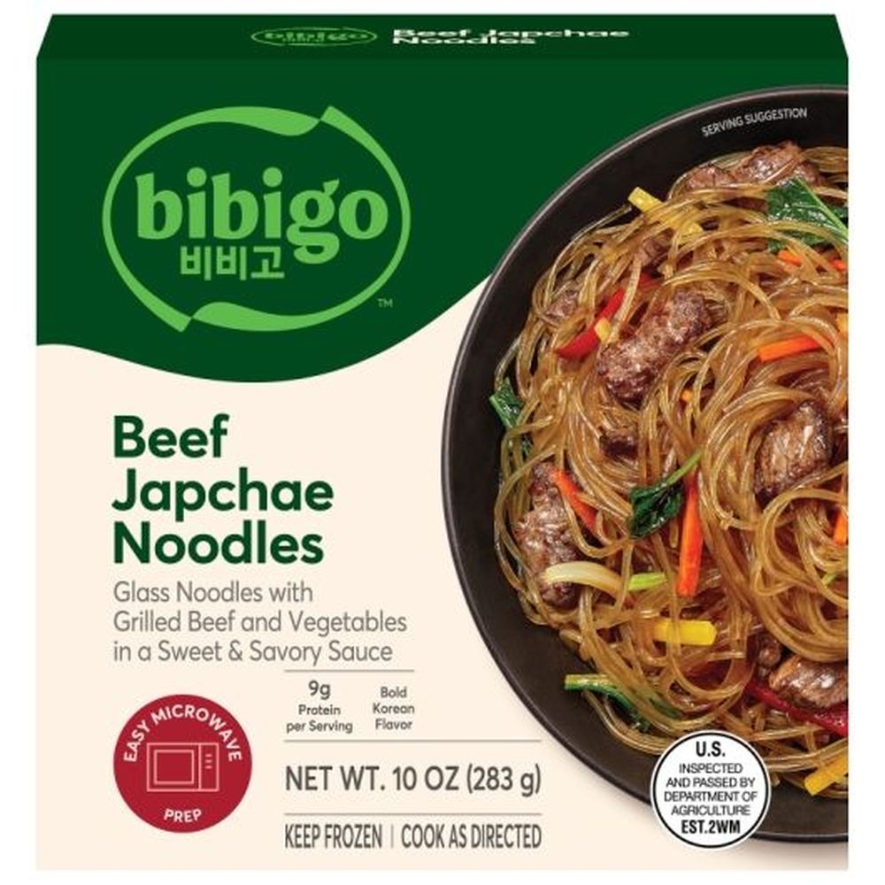 Bibigo Beef Japchae Noodles with Vegetables, 10 Ounce -- 8 per case