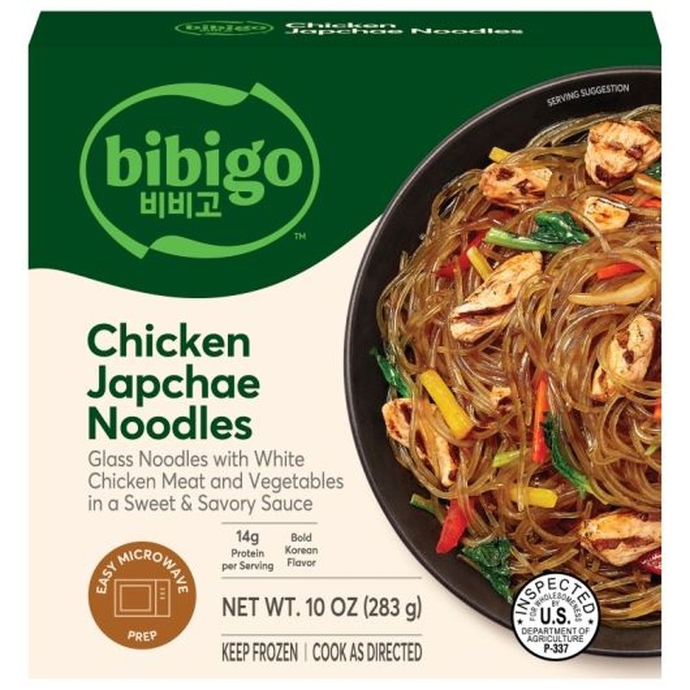 Bibigo Chicken Japchae Noodles with Vegetables, 10 Ounce - 8 per case