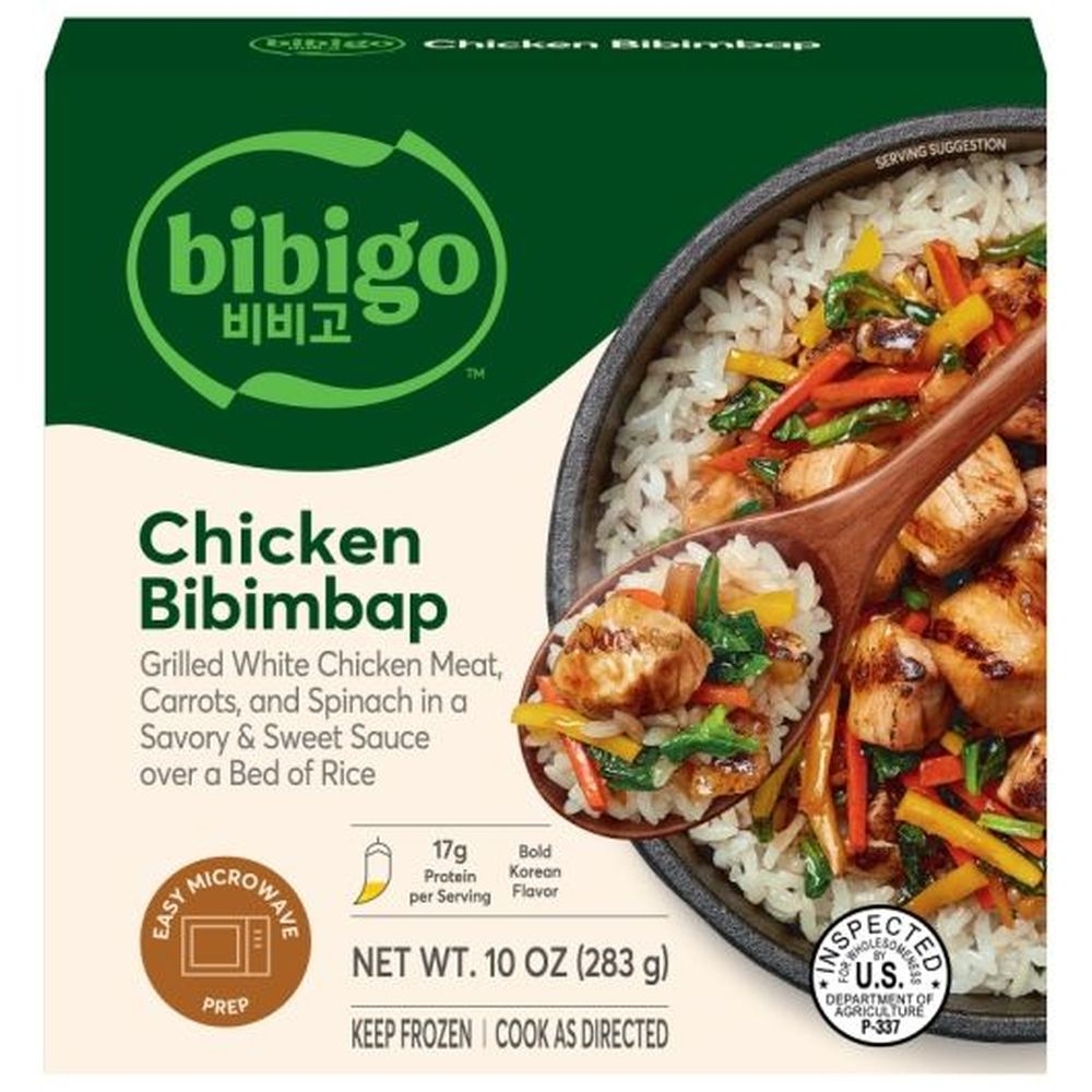 Bibigo Bibimbap Grilled Chicken and Vegetable Rice Bowl, 10 Ounce - 8 per case