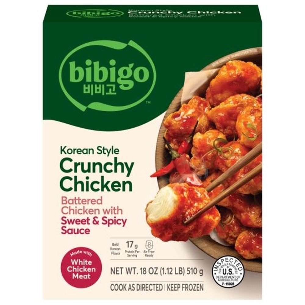Bibigo Korean Style Crunchy Chicken Sweet and Spicy Sauce, 18 Ounce - 8 per case