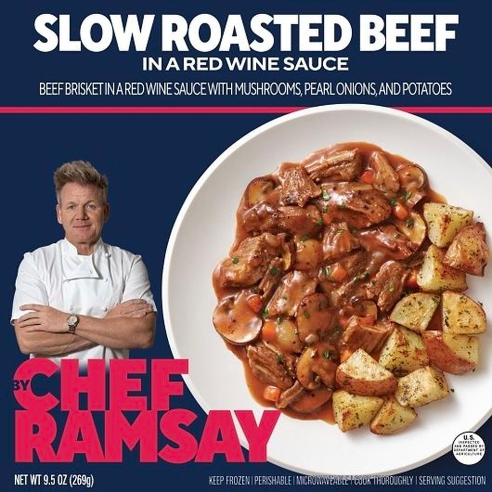 By Chef Ramsay Red Wine Braised Beef, 9.5 Ounce -- 8 per case