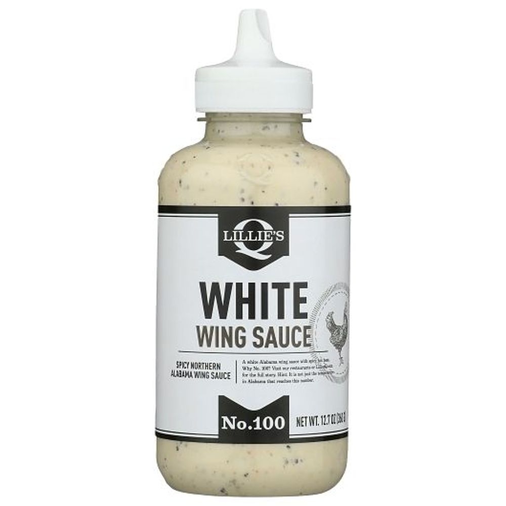 Lillies Q Spicy Hot White Alabama Wing Sauce, 12.7 Ounce -- 6 per case